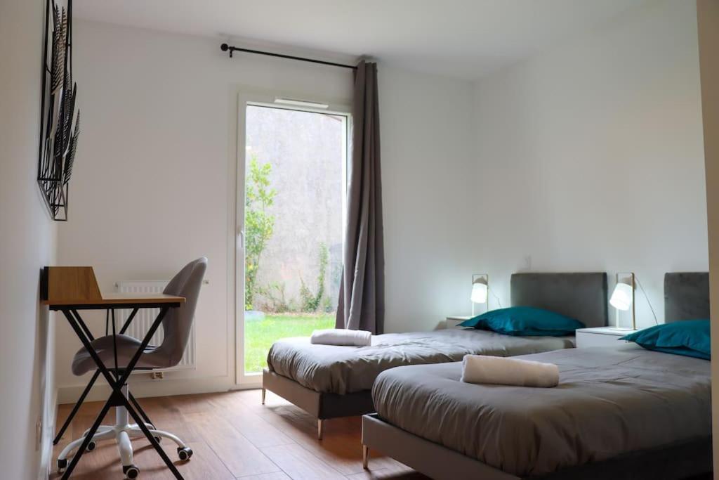 Les Cottages Jardin Elegant Et Ambiance Cosy 比斯卡罗斯 外观 照片
