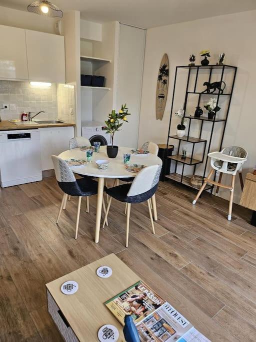 Les Cottages Jardin Elegant Et Ambiance Cosy 比斯卡罗斯 外观 照片