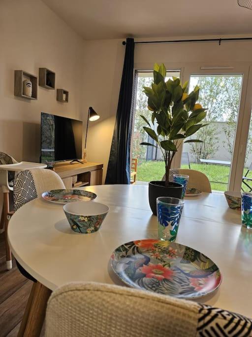 Les Cottages Jardin Elegant Et Ambiance Cosy 比斯卡罗斯 外观 照片