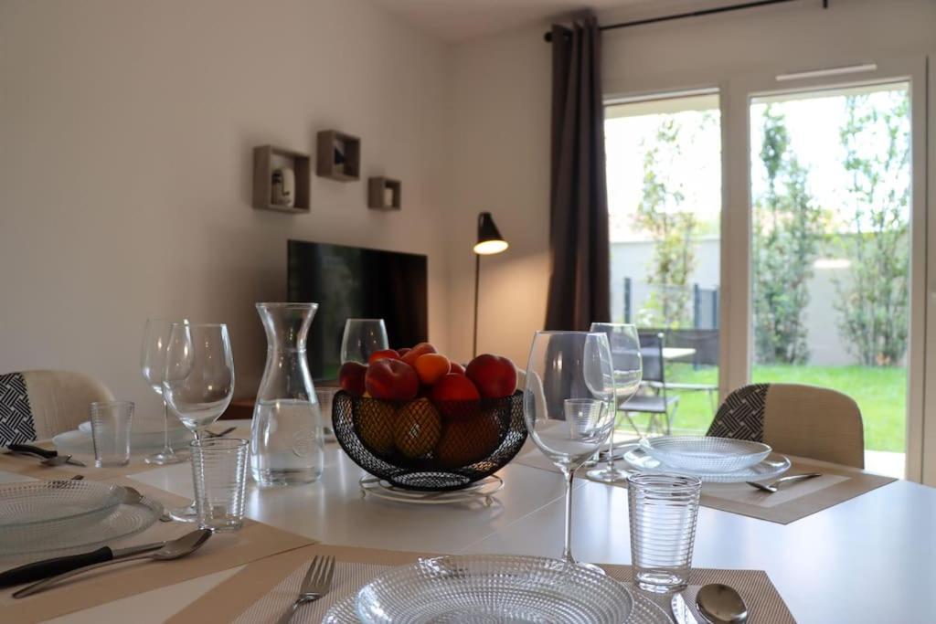 Les Cottages Jardin Elegant Et Ambiance Cosy 比斯卡罗斯 外观 照片