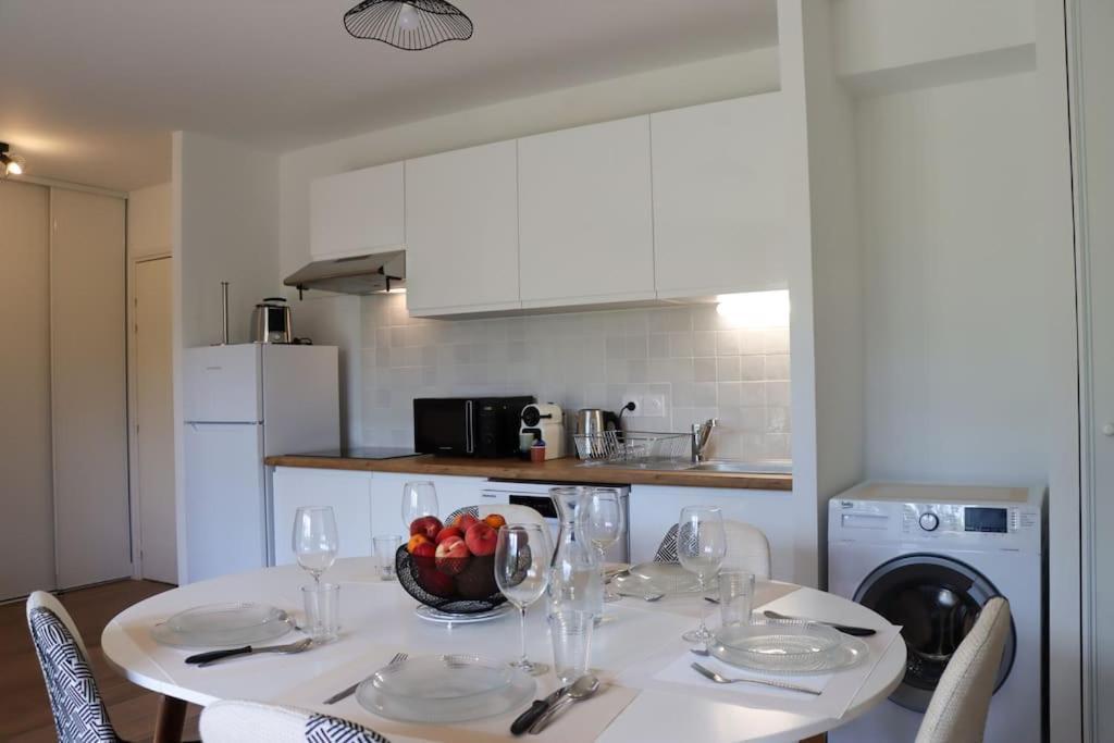 Les Cottages Jardin Elegant Et Ambiance Cosy 比斯卡罗斯 外观 照片